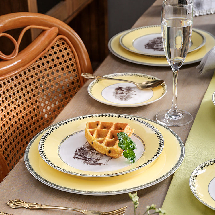 INGRI Skagen Series - Handcrafted Bone China Tableware and Tea Set - Je t'aime Resolute