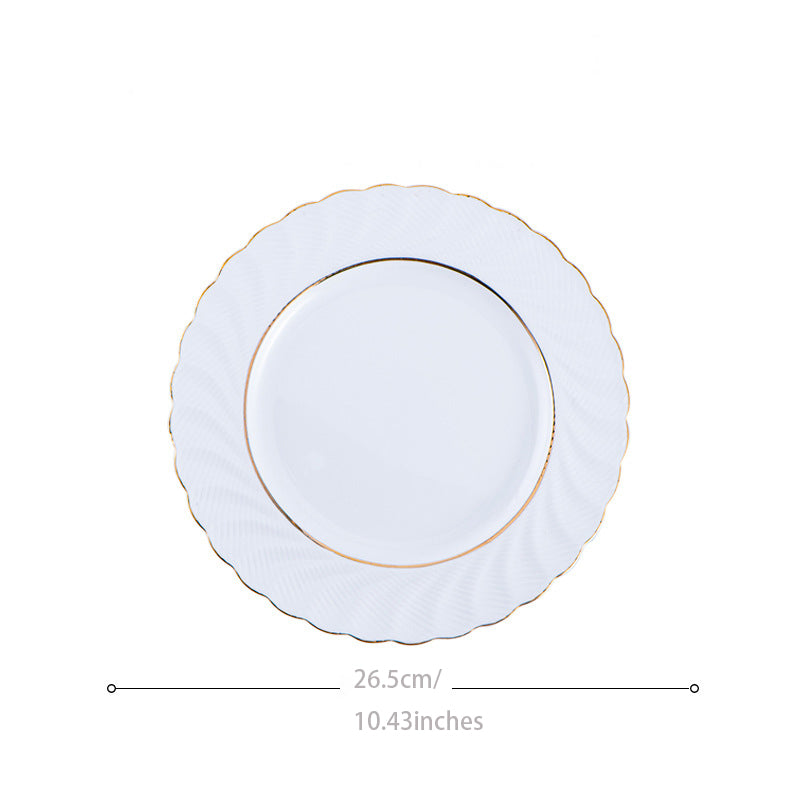 INGRI Pure White Series - Handcrafted Bone China Tableware Set - Je t'aime Resolute