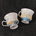 Handmade Crystalline Glaze Ceramic Coffee Cup & Saucer for Afternoon Tea - Je t'aime Resolute