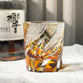 Edo Kiriko Whiskey Glass Crystal Glass Whiskey Cup Spirits Glass Home Use Water Glass - Je t'aime Resolute