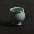 Blue-Green Crystalline Glaze Condiment Dish – 1.97” Handmade Ceramic Sauce Dish - Je t'aime Resolute