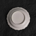 Marine Blue  Crystalline Glaze Dessert Plates - Je t'aime Resolute