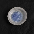 Marine Blue  Crystalline Glaze Dessert Plates - Je t'aime Resolute