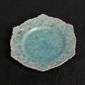 Ice Blue Dinner Plate – 20” Hexagonal Handmade Ceramic Plate - Je t'aime Resolute