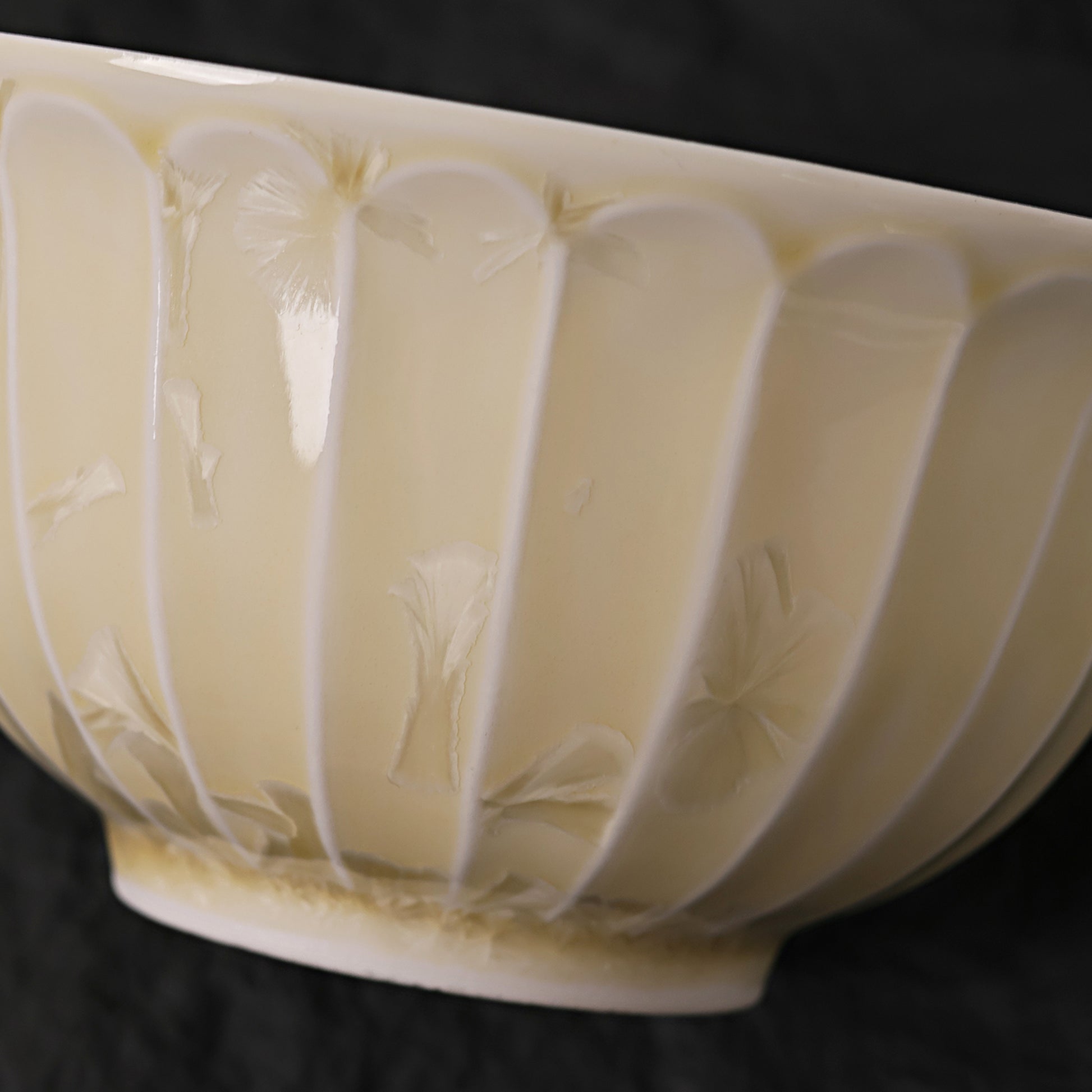 Sunlit Bloom | Petal-Textured Handmade Ceramic Crystalline Glaze Soup Bowl - Je t'aime Resolute