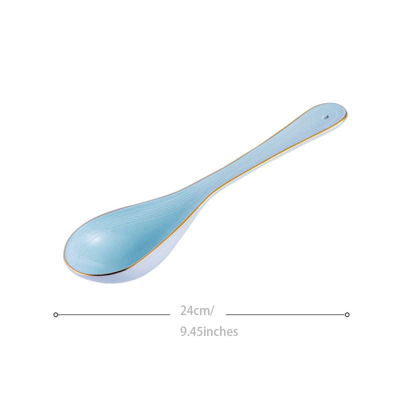 INGRI Ocean Blue Series - Handcrafted Bone China Tableware Set - Je t'aime Resolute