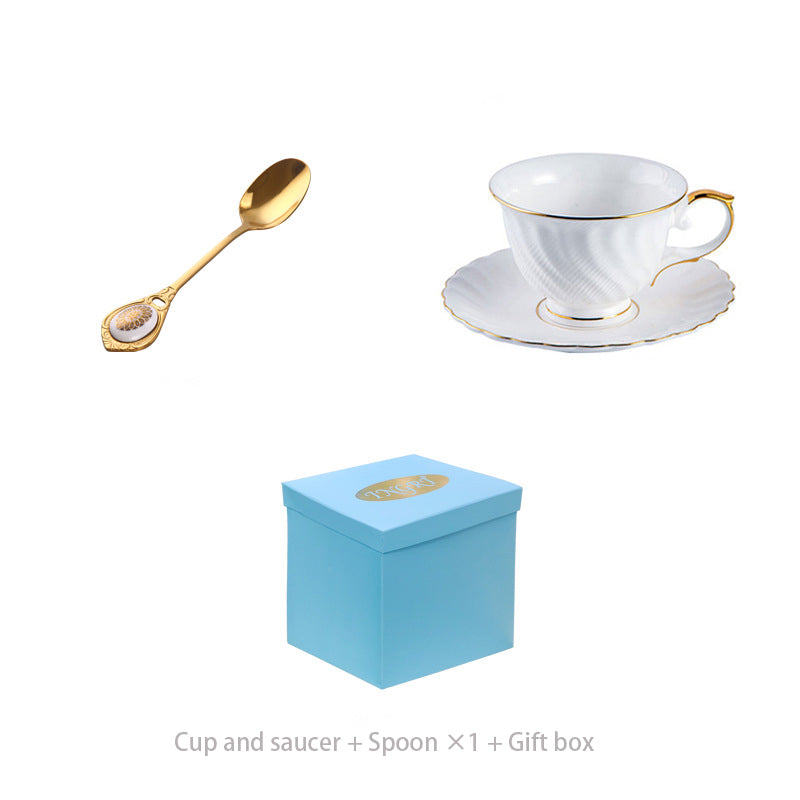 INGRI Ocean Blue Series - Handcrafted Bone China Tea Set - Je t'aime Resolute
