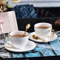 INGRI Floral Embossed Series - Handcrafted Bone China Tea Set with Gift Box - Je t'aime Resolute
