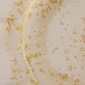 Golden Osmanthus | Handmade Ceramic Crystalline Glaze Dinner Plate with Floral Rim - Je t'aime Resolute