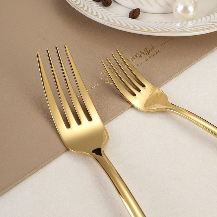 JR Ring-Handled Stainless Steel Cutlery Set (6 pcs) - Je t'aime Resolute