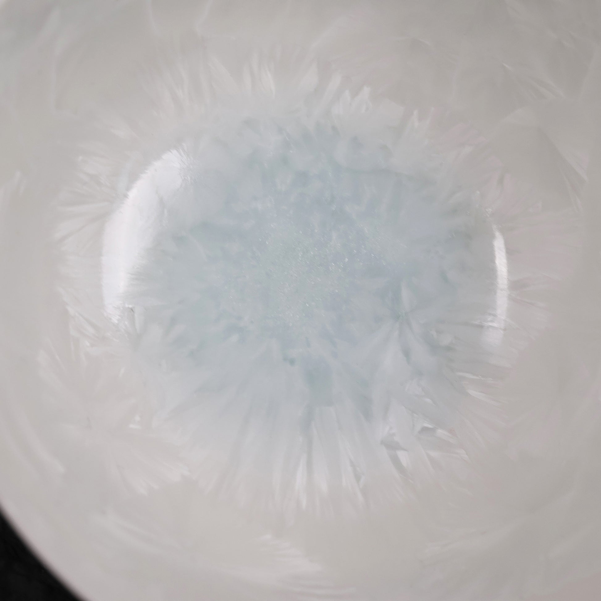 Glacier Veil | Lotus Edge Handmade Ceramic Crystalline Glaze Tea Cup - Je t'aime Resolute