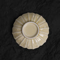 Light Yellow Crystalline Glaze Sunflower Dessert Plate – 3.2” Handmade Petite Ceramic Plate - Je t'aime Resolute