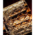 Edo Kiriko Handcrafted  Star Cut Crystal Whisky Glass - Je t'aime Resolute