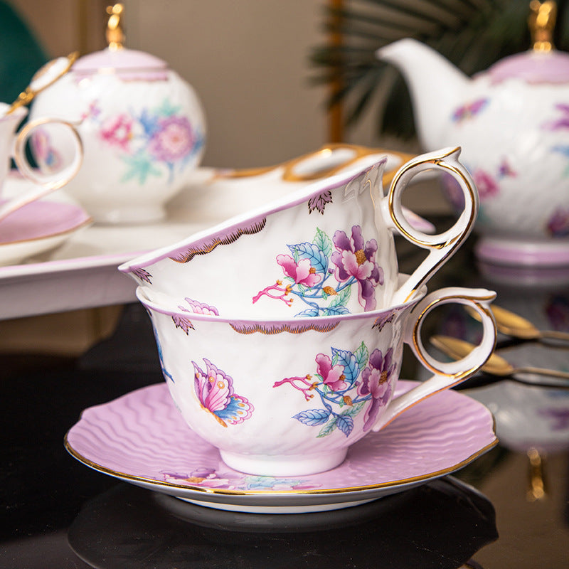 INGRI Secret Garden - Handcrafted Bone China Tea Set - Je t'aime Resolute