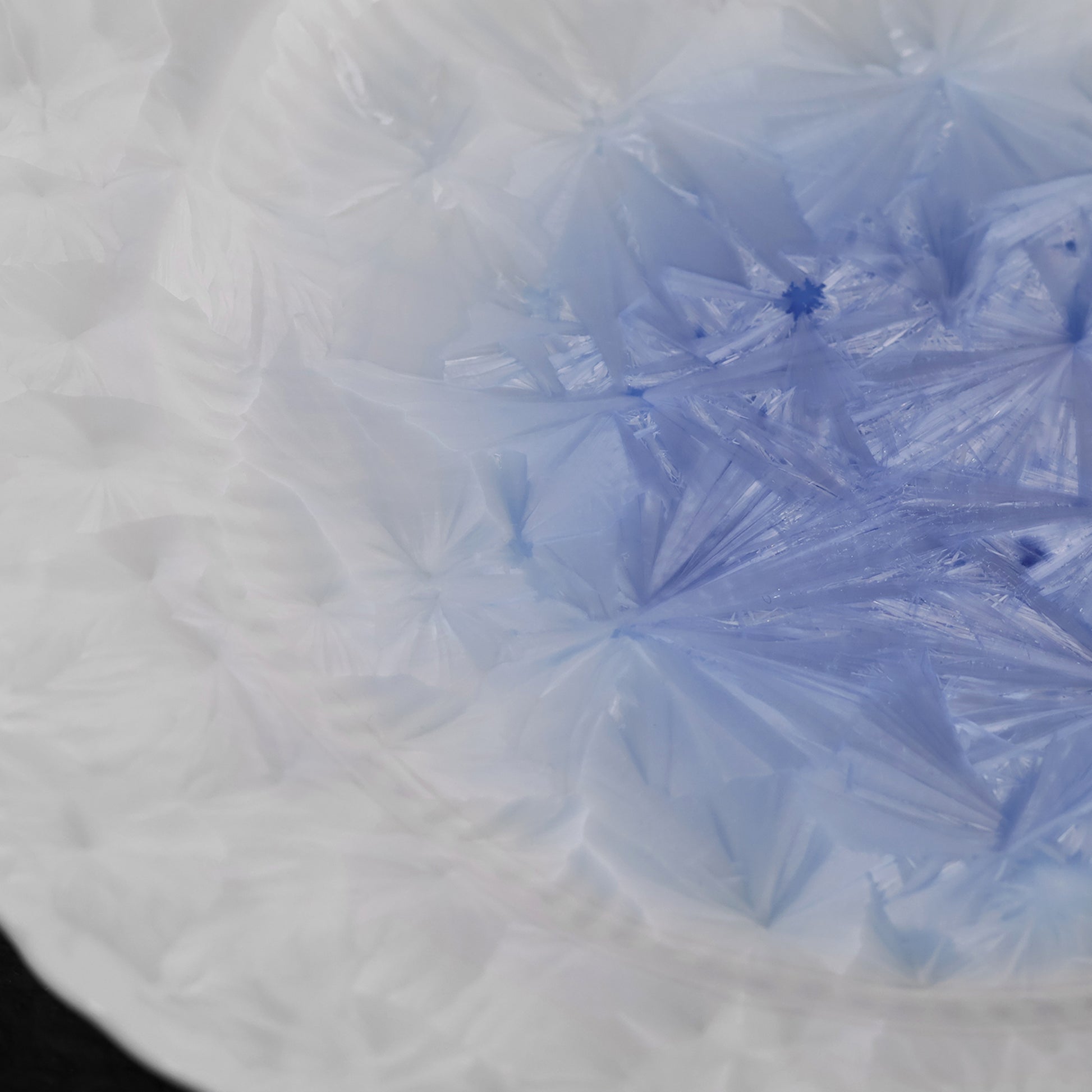 Marine Lapis | Handmade Ceramic Crystalline Glaze Hexagonal Dinner Plate - Je t'aime Resolute