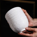 INGRI White Embossed Series – Handcrafted Bone China Tableware - Je t'aime Resolute