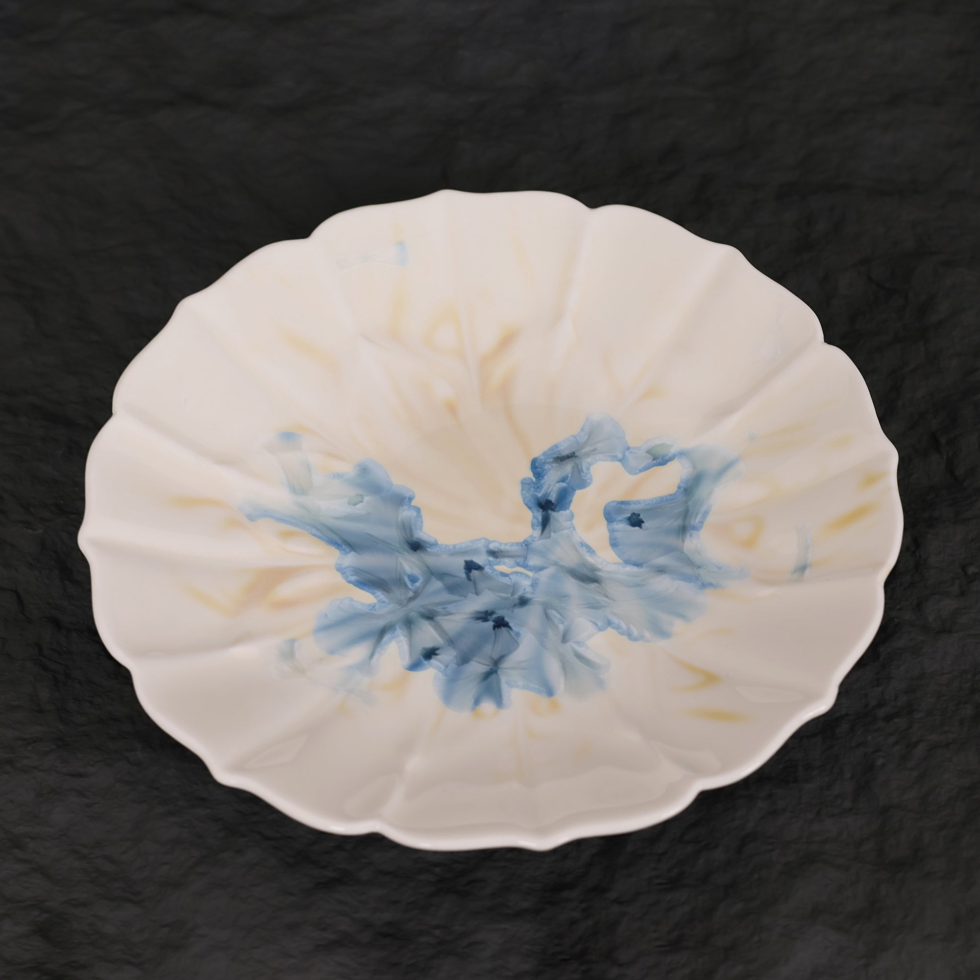 Handmade Crystalline Glaze Ceramic Coffee Cup & Saucer for Afternoon Tea - Je t'aime Resolute