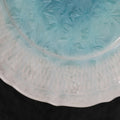 Frozen Lake | Handmade Ceramic Crystalline Glaze Dinner Plate with Floral Rim - Je t'aime Resolute