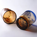 Edo Kiriko Crane Feather Whisky Glass With Wooden Box - Je t'aime Resolute
