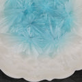 Forzen Lake | Floral Edge Handmade Ceramic Crystalline Glaze Mini Dessert Plate - Je t'aime Resolute