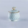 INGRI Ocean Blue Series - Handcrafted Bone China Tea Set - Je t'aime Resolute