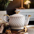 INGRI Ocean Blue Series - Handcrafted Bone China Tea Set - Je t'aime Resolute