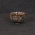 Indigo Bloom | Handmade Flower-Shaped Ceramic Crystalline Glaze Teacup - Je t'aime Resolute
