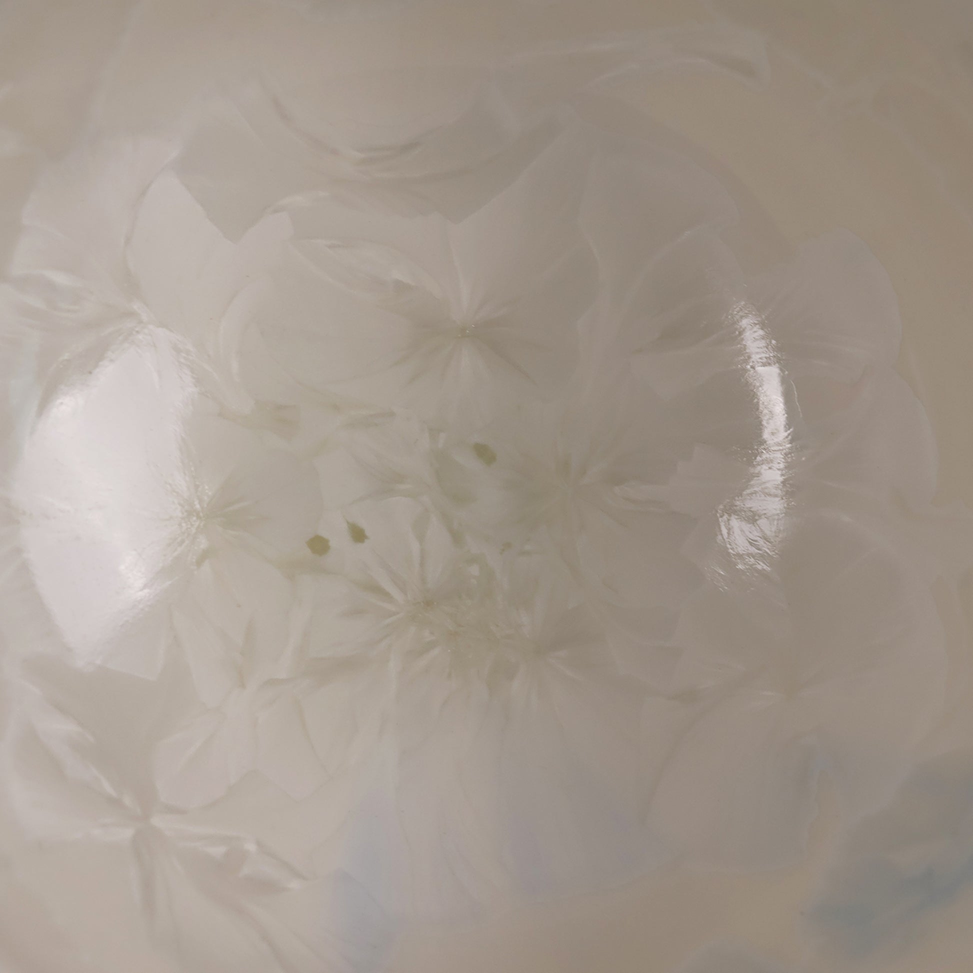 Obsidian Ocean | Flower-Edge Handmade Ceramic Crystalline Glaze Tea Cup - Je t'aime Resolute