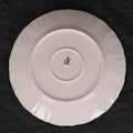 Frozen Lake | Handmade Ceramic Crystalline Glaze Dinner Plate with Floral Rim - Je t'aime Resolute