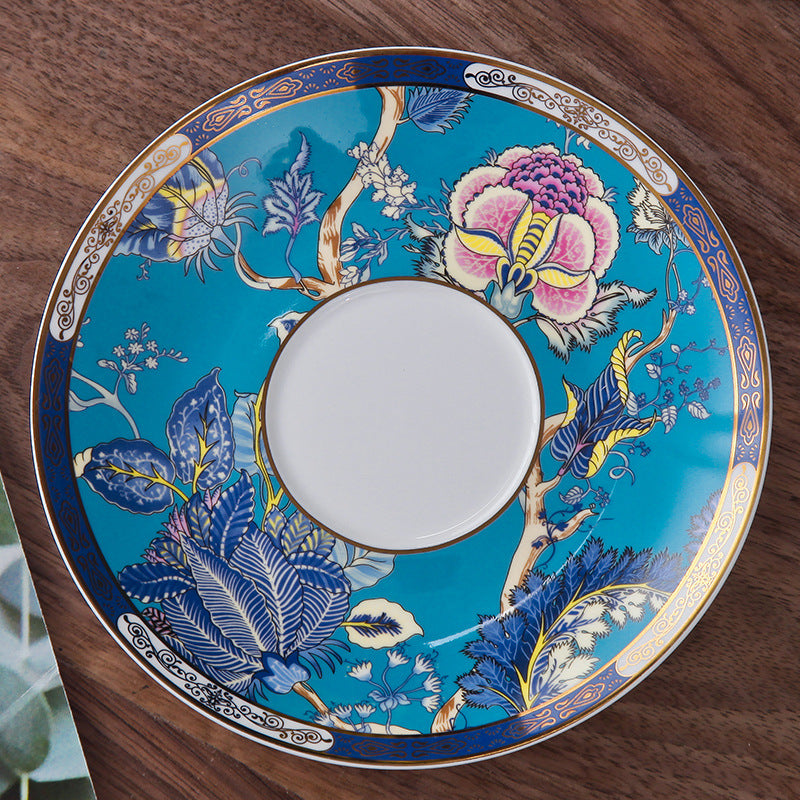INGRI Skagen Series - Handcrafted Bone China Floral Relief Tea Set - Je t'aime Resolute