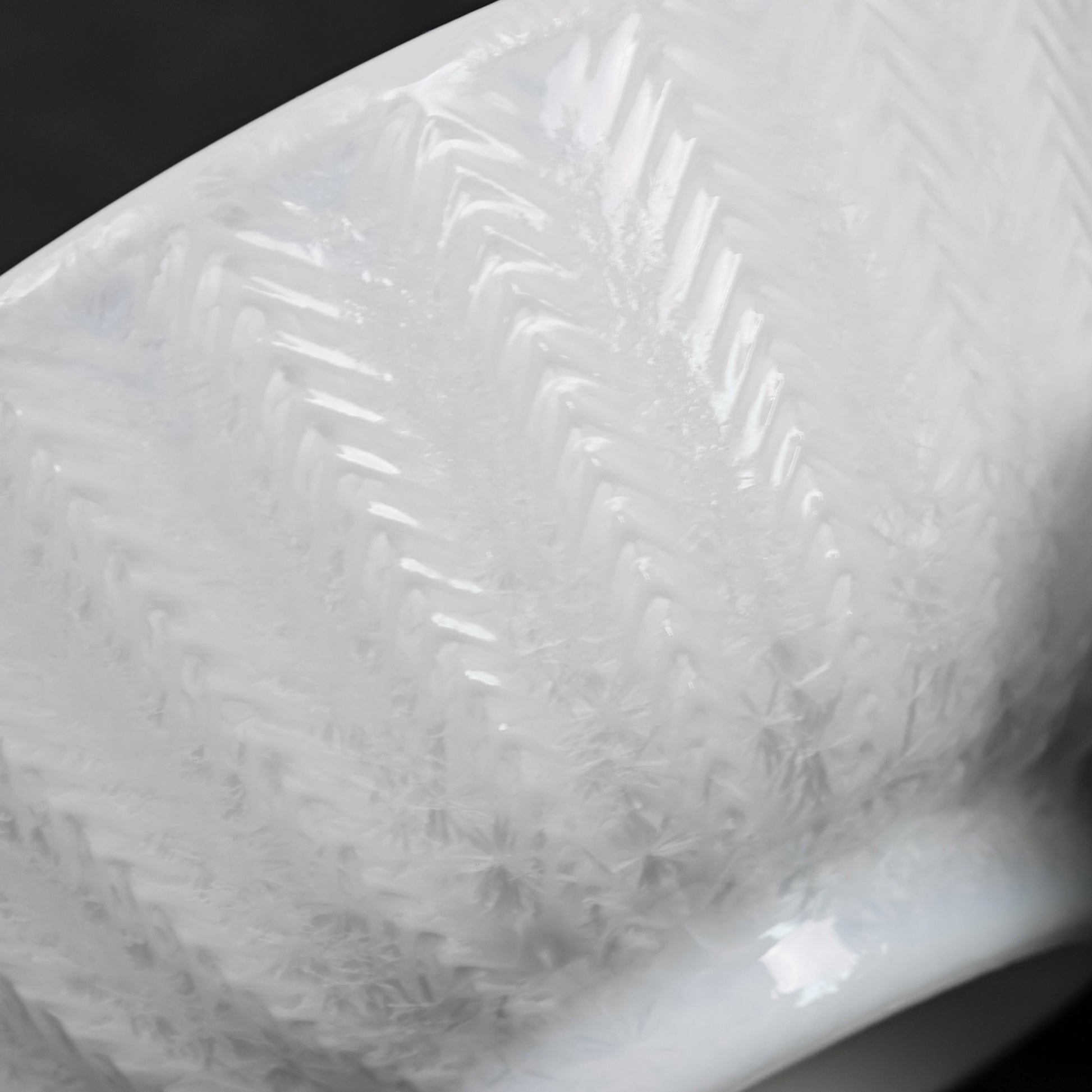 Marine Lapis | Handmade Ceramic Crystalline Glaze Textured Bowl - Je t'aime Resolute