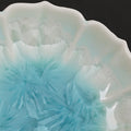 Frozen Lake | Sunburst Edge Handmade Ceramic Crystalline Glaze Mini Dessert Plate - Je t'aime Resolute