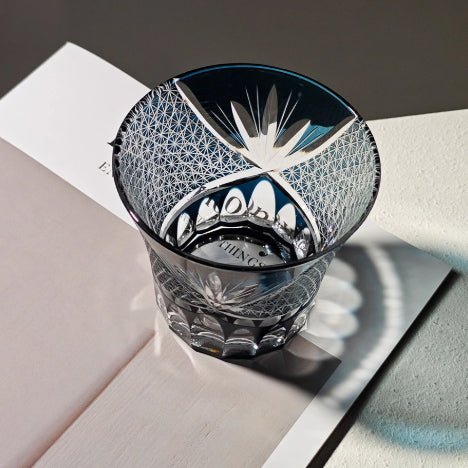 Edo Kiriko Sake Glasses Western-Style Liquor Glasses Japanese Handcrafted Crystal Glassware Whiskey Glasses Gift - Je t'aime Resolute