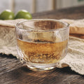 JR Handcrafted Japanese Hammered Glass Sake Set with Warmer Carafe and Cups - Je t'aime Resolute