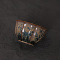 Indigo Bloom | Handmade Flower-Shaped Ceramic Crystalline Glaze Teacup - Je t'aime Resolute
