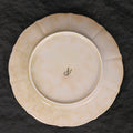 Golden Osmanthus | Handmade Ceramic Crystalline Glaze Dinner Plate with Floral Rim - Je t'aime Resolute