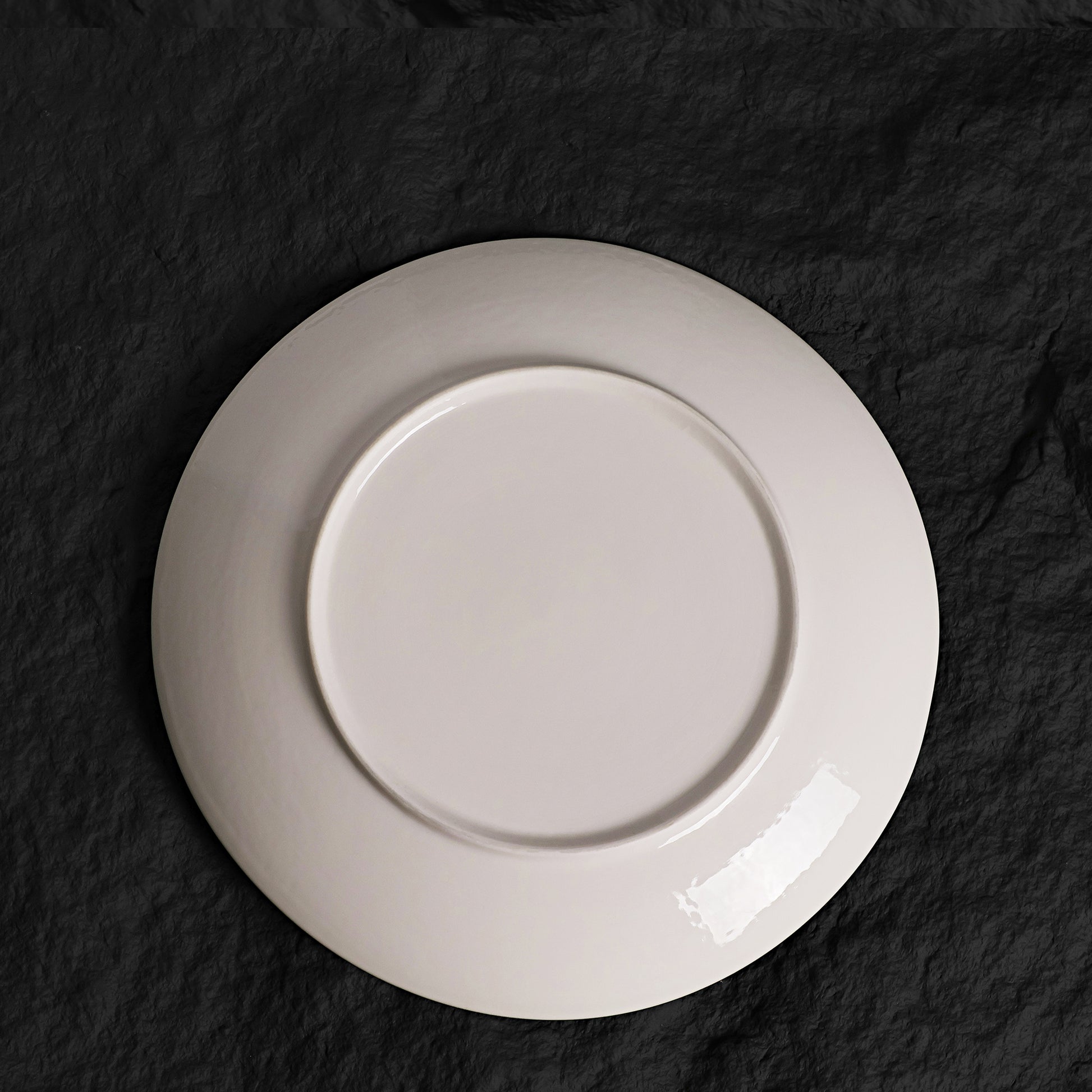 Marine Lapis | Handmade Ceramic Crystalline Glaze Round Dinner Plate - Je t'aime Resolute
