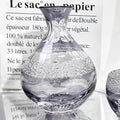 Japanese Handcrafted Edo Kiriko Mount Fuji Series Mini Sake Flask & Sake Cup Pure Hand-Carved Crystal Glass Set - Je t'aime Resolute