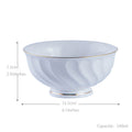 INGRI Pure White Series - Handcrafted Bone China Tableware Set - Je t'aime Resolute