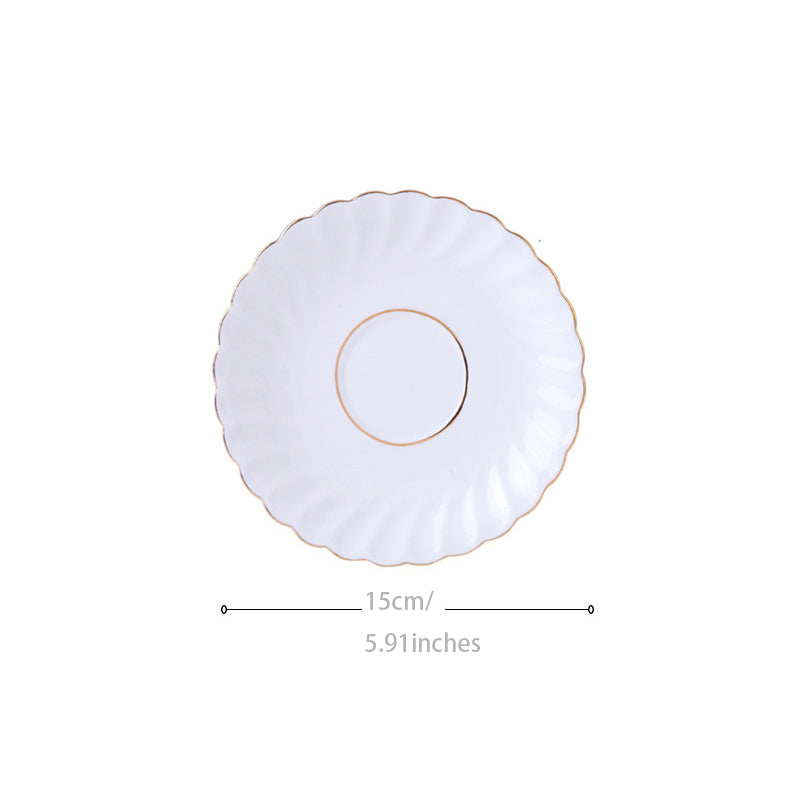 INGRI Pure White Series - Handcrafted Bone China Tableware Set - Je t'aime Resolute