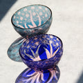 Edo Kiriko Handcrafted Hinata Guinomi Sake Glasses with Wooden Box - Je t'aime Resolute