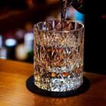 Edo Kiriko Handcrafted  Star Cut Crystal Whisky Glass - Je t'aime Resolute