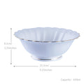 INGRI Pure White Series - Handcrafted Bone China Tableware Set - Je t'aime Resolute