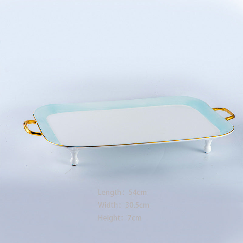 INGRI Ocean Blue Series - Handcrafted Bone China Tea Set - Je t'aime Resolute
