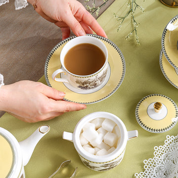 INGRI Skagen Series - Handcrafted Bone China Tableware and Tea Set