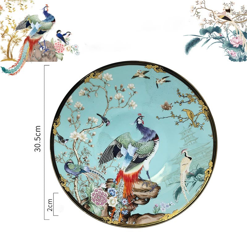INGRI Phoenix Series Handcrafted Bone China Tableware Set - Je t'aime Resolute