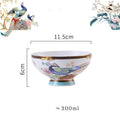 INGRI Phoenix Series Handcrafted Bone China Tableware Set - Je t'aime Resolute