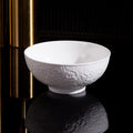 INGRI White Embossed Series – Handcrafted Bone China Tableware - Je t'aime Resolute