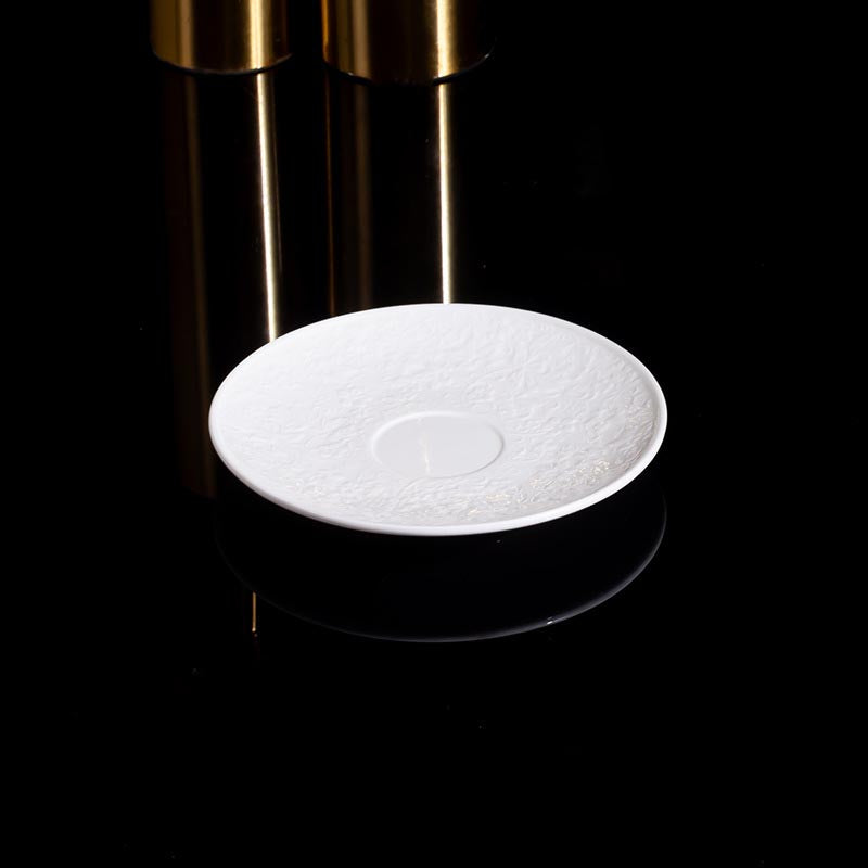 INGRI White Embossed Series – Handcrafted Bone China Tableware - Je t'aime Resolute