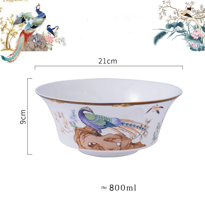 INGRI Phoenix Series Handcrafted Bone China Tableware Set - Je t'aime Resolute